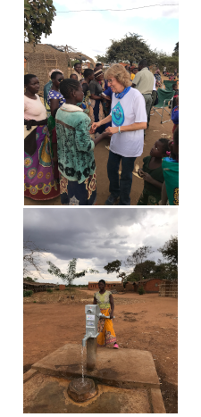 Margaret with the ladies, Woman at well